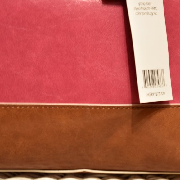 Mondani Pink/Cognac Purse - Picture 2 of 5